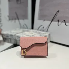 ディオール財布DIOR 2023新作 S5611 ハイクオリティ サドル フリップカードホルダー