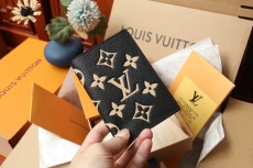 ルイヴィトン財布LOUIS VUITTON 2023新作 M64501 ブラック シルク印刷 高級パスポートホルダー