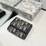 ディオール財布DIOR 2023新作 S2057 高級感のあるブループリントのカードホルダー