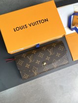 ルイヴィトン財布LOUIS VUITTON 2023年新作 高級財布 M60697 レッドゴールドバックル