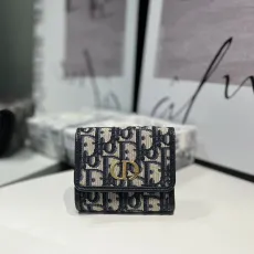 ディオール財布DIOR 2023新作 S2057 高級感のあるブループリントのカードホルダー