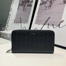 ディオール財布DIOR 2023新作 5537 上質ダイヤ柄クラッチ