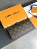ルイヴィトン財布LOUIS VUITTON 2023年新作 高級財布 M60697 ブラウン ゴールドバックル