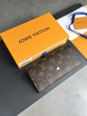 ルイヴィトン財布LOUIS VUITTON 2023年新作 高級財布 M60697 ブラウン ゴールドバックル