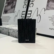 ディオール財布DIOR 2023新作 CH138 ハイクオリティ メンズ 二つ折りカードホルダー