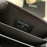 シャネル財布CHANEL 2023 新品 高品質 A80602 ジッパー カード ホルダー