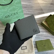 グッチ財布GUCCI 2023年新作 上質レザー 二つ折り財布 428725