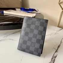 ルイヴィトン財布LOUIS VUITTON 高品質 2023年新作 N62089 ブラック グリッド パスポートホルダー