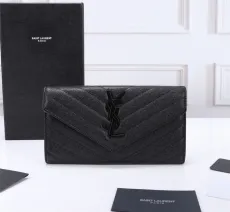 サンローラン財布Yves Saint Laurent 2023 新品 高品質 エンベロープ クリップ 437469