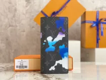 ルイヴィトン財布LOUIS VUITTON 高品質 2023新作 M81752 グラフィティ シルクスクリーン スーツ クリップ 財布