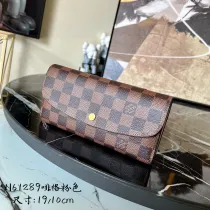 ルイヴィトン財布LOUIS VUITTON 高品質 2023年新作 N61289 ブラウン ピンクゴールド バックル ウォレット