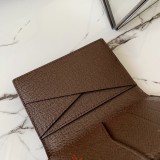 ルイヴィトン財布LOUIS VUITTON 高級 2023新作 N63145 ブラウン グリッド キャンバス バッグ 財布