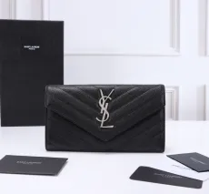 サンローラン財布Yves Saint Laurent 2023 新品 高品質 エンベロープ クリップ 437469