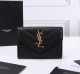 サンローラン財布Yves Saint Laurent 2023 新品 高品質 414404 キャビア レザー ウォレット