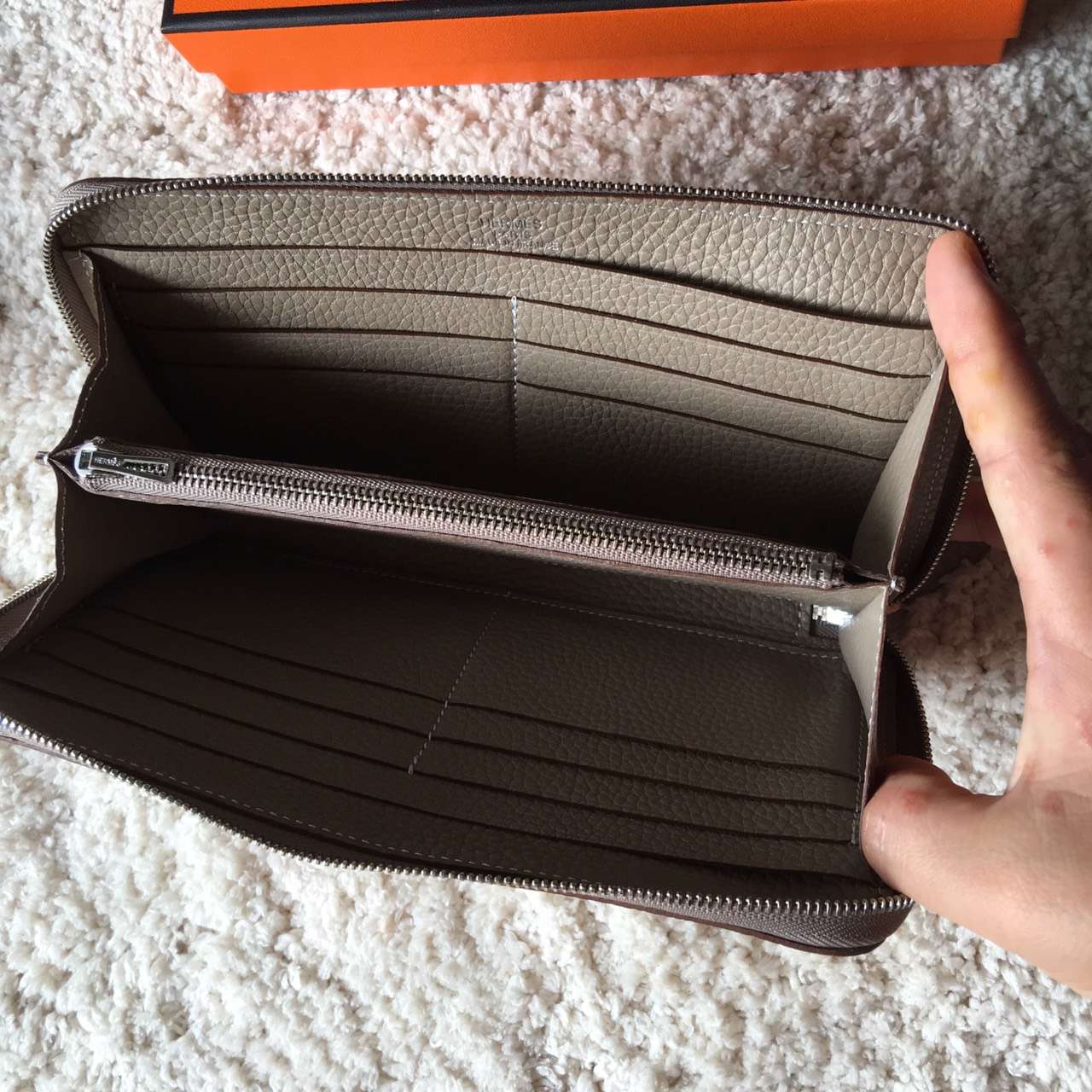 エルメス財布HERMES 2023年新作 上質なフルファスナー長財布