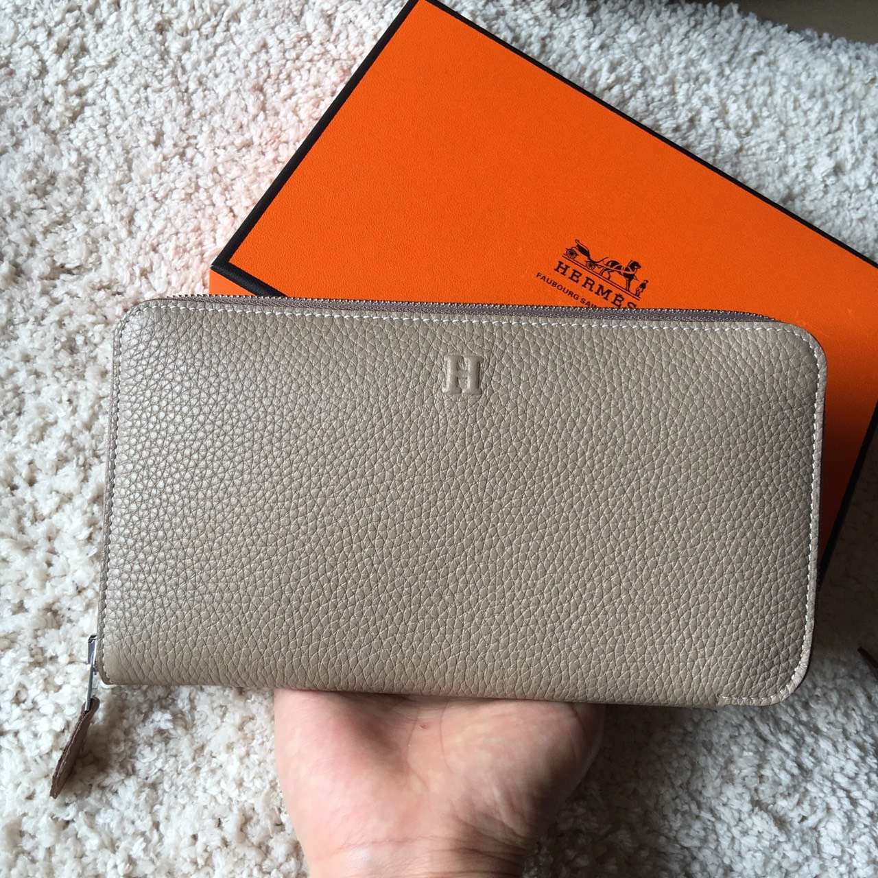 エルメス財布HERMES 2023年新作 上質なフルファスナー長財布