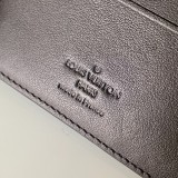 ルイヴィトン財布LOUIS VUITTON 2023年新作 高品質 M62901 黒型押し メンズ ショートクリップ