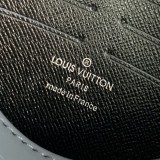 ルイヴィトン財布LOUIS VUITTON 2023 新品 高品質 M81326 ウォーターリップル ブラック クラッチバッグ
