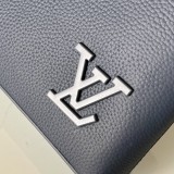ルイヴィトン財布LOUIS VUITTON 2023 新作 高品質 M69837 ブルー フルレザー クラッチ クラッチ iPad 保護ケース