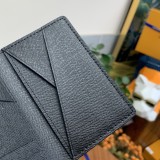 ルイヴィトン財布LOUIS VUITTON 2023新作 高品質 M63143 ブラック グリッド キャンバス バッグ 財布