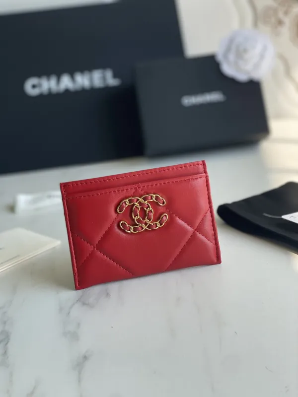 シャネル財布CHANEL 2023 新作 高品質 AP1167 (0941) ラージ ダイヤモンド カードホルダー