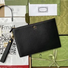 グッチ財布GUCCI 2023 新品 高品質 523684 スリムレザー クラッチバッグ