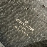 ルイヴィトン財布LOUIS VUITTON 2023 新品 高品質 N41696 ブラック グリッド ミディアム ハンドバッグ