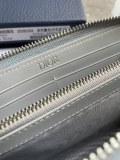 ディオール財布DIOR 2023 新品 高品質 2ESBC252 クラッチ グレー