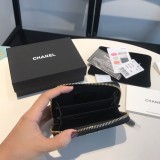 シャネル財布CHANEL 2023 新品 高品質 0945 ジッパー カード ホルダー