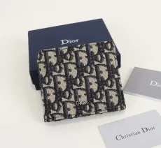 ディオール財布DIOR 2023新作 高品質 BBH027 メンズ 短財布 アプリコットジャガード生地