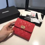 シャネル財布CHANEL 2023年新作 高品質 80734 ショートウォレット