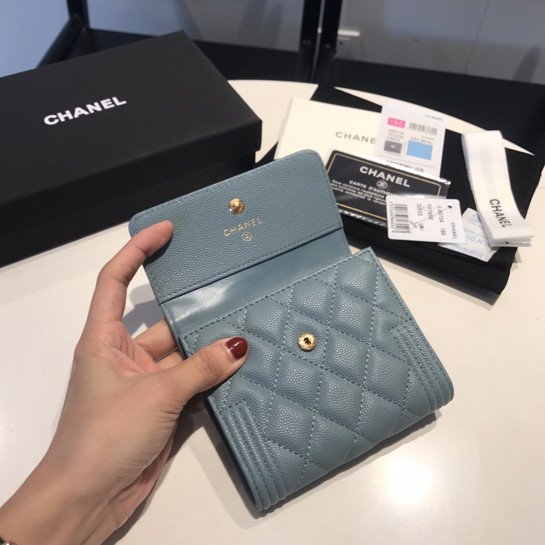 シャネル財布CHANEL 2023年新作 高品質 80734 ショートウォレット