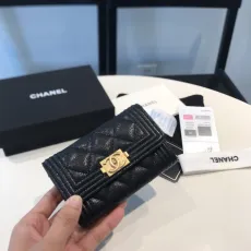 シャネル財布CHANEL 2023 新品 高品質 80603 リンゲ カードホルダー