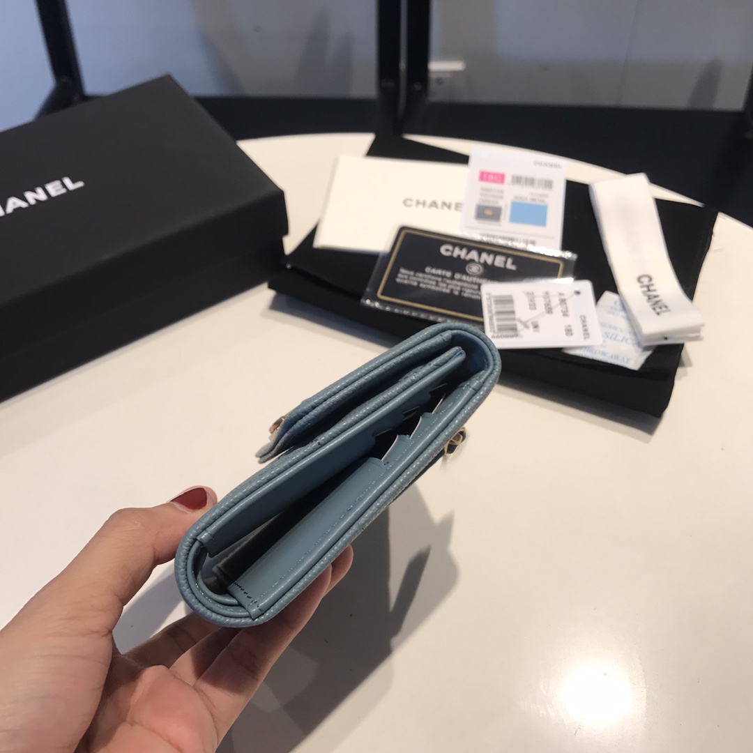シャネル財布CHANEL 2023年新作 高品質 80734 ショートウォレット
