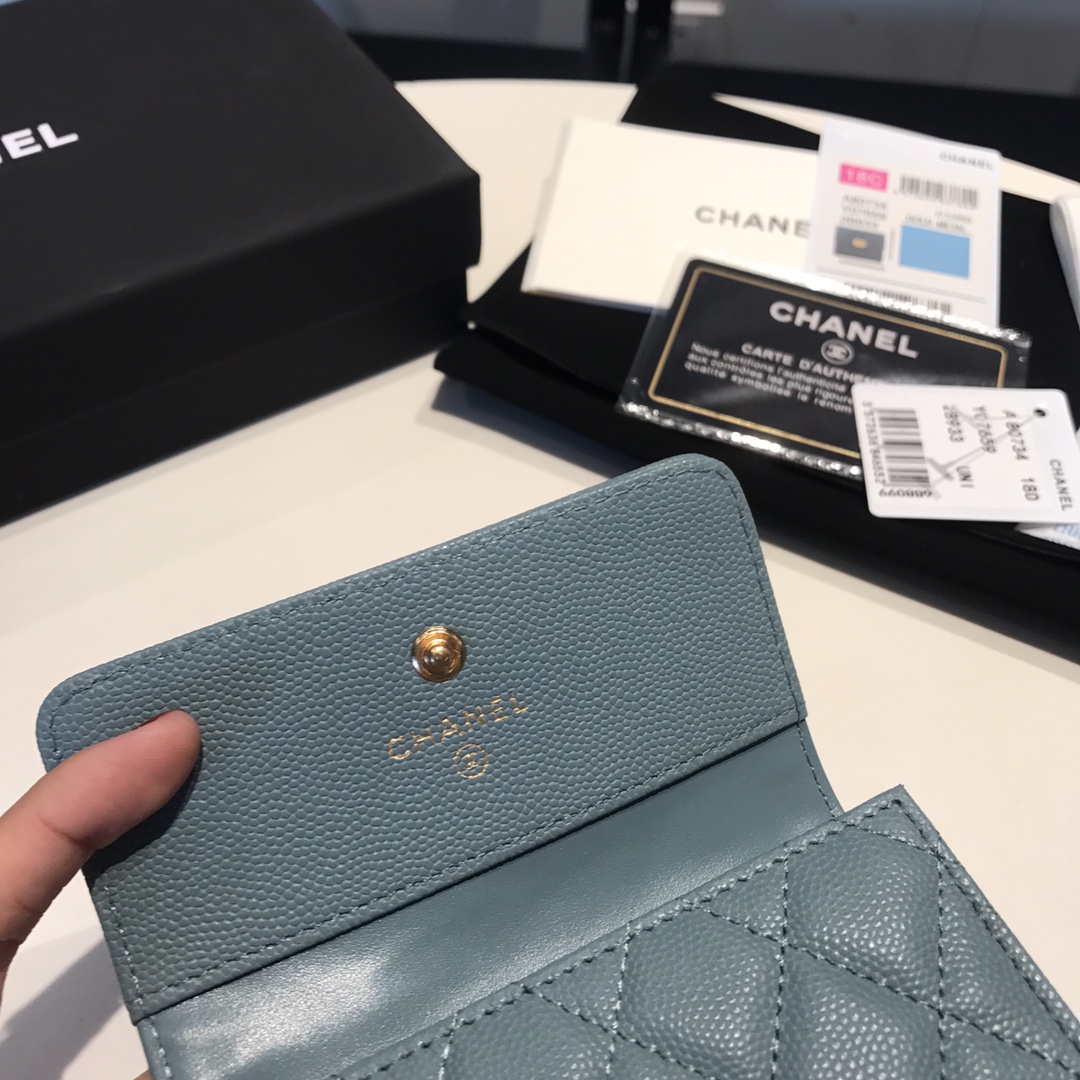 シャネル財布CHANEL 2023年新作 高品質 80734 ショートウォレット