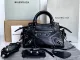 バレンシアガバッグBALENCIAGA 2023 新品 高品質 699 オイル ワックス ブラック オートバイ バッグ