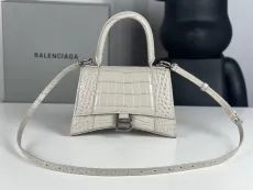 バレンシアガバッグBALENCIAGA 2023新作高品質127クロコダイル柄砂時計バッグ