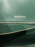 バレンシアガバッグBALENCIAGA 2023年新作高品質クロコダイルダークグリーンゴールドバックル砂時計バッグ