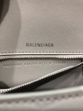 バレンシアガバッグBALENCIAGA 2023年新作高級クロコダイルグレーシルバーバックル砂時計バッグ