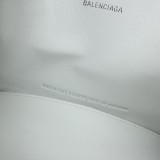 バレンシアガバッグBALENCIAGA 2023年新作高品質92940スモールクロコダイルシルバー砂時計バッグ