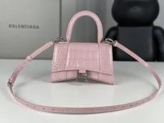 バレンシアガバッグBALENCIAGA 2023新作高品質127クロコダイル柄砂時計バッグ