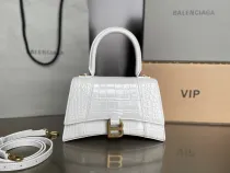 バレンシアガバッグBALENCIAGA 2023新作高品質127クロコダイル柄砂時計バッグ