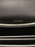 バレンシアガバッグBALENCIAGA 2023新作 高品質 ミディアム ゴールド バックル ブラック 砂時計 チェーン バッグ