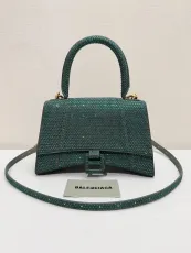 バレンシアガバッグBALENCIAGA 2023年新作高品質70553フルダイヤモンド砂時計バッグ