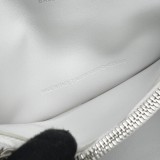バレンシアガバッグBALENCIAGA 2023 新作 高品質 92832 スモール ワックス ホワイト 砂時計チェーンバッグ