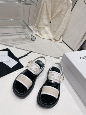 セリーヌ靴CELINE 2023新作 ローマン プラットフォームサンダル