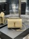 サンローランバッグYves Saint Laurent 2023年新作 高品質 533026 アプリコットゴールドバックル つまようじ柄 サンセットバッグ