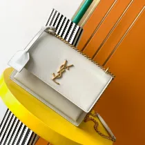 サンローランバッグYves Saint Laurent 2023年新作 高品質 442906 つまようじ柄 サンセットバッグ
