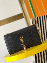 サンローランバッグYves Saint Laurent 2023年新作高級クロコダイルレザーバッグ