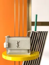 サンローランバッグYves Saint Laurent 2023 新品 高品質 442906 クロコダイル サンセット バッグ